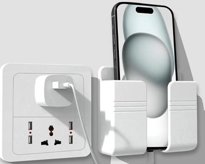 Mobile Phone Charging Stand,Multi-Functional Storage Holder,Bedside Fixed Rack,Bedroom,Office Accessories