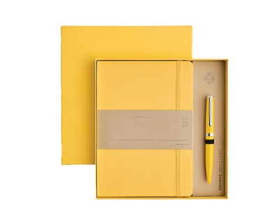 Executive Series A5 Diary & Pen Gift Set | Includes Classic Ball Pen & Softcover Notebook