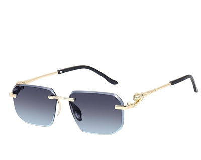 ervin Rimless Rectanglular Sunglasses For Men and Women | Unisex Frameless Sun Glasses Shades