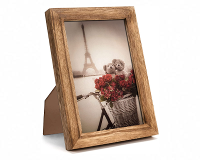 Wooden Table-Top & Wall Hanging Photo Frame