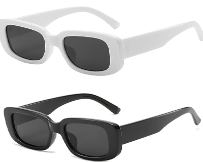 Retro Fashion Rectangle MC STAND Glasses for Men for Women Trendy Sunglasses UV 400