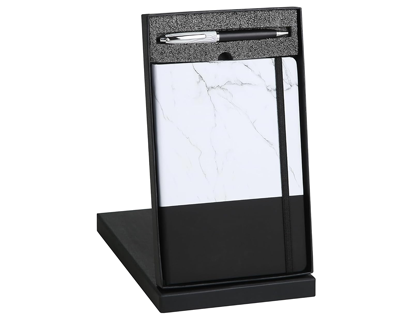 Tempt - Personalised Diary with Personalized Pen, Gift Combo, Size: A5 - Black