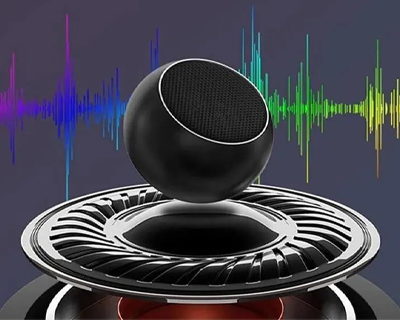 Compatible Ultra Mini Wireless Bluetooth Speaker with Metal Electroplated Round Design