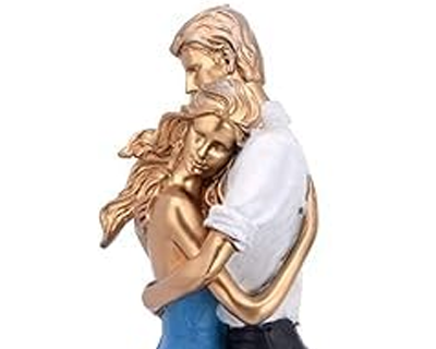 Romantic Couple Showpiece for Bedroom Decorations, Living Room Decor, Couple Gift Item,Gifts for Husband Girlfriend