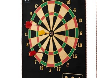 Storio Magnet Dart Board Game for Kids,Double Sided Magnet Dart Board with Darts