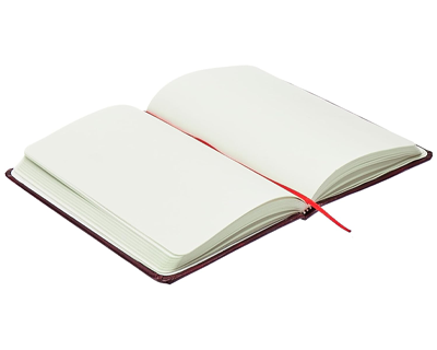 Journal/Notebook/Diary With Ribbon Bookmark & Metal Roller Ballpen