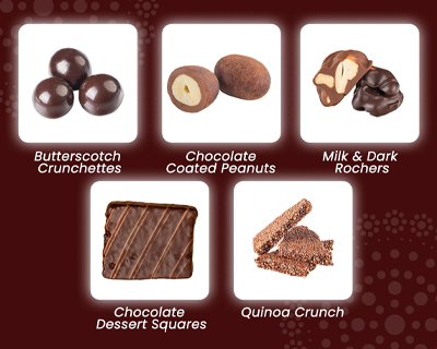 Chocolate Hamper- 600G | Assorted Flavours Chocolates with Coated Almonds & Nuts | Premium Chocolate Gift Box for Festivals & Special Occasions