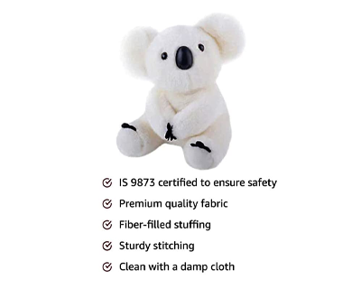 SOFT TOYS Koala Bear Soft Stuffed Plush Toy for Kids
