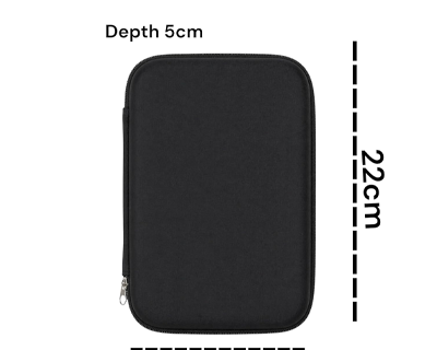 TechMate Gadget Organizer Case | Travel Electronics Accessories Bag for Charger, Cables, Power Bank, Earphones & Hard Drive